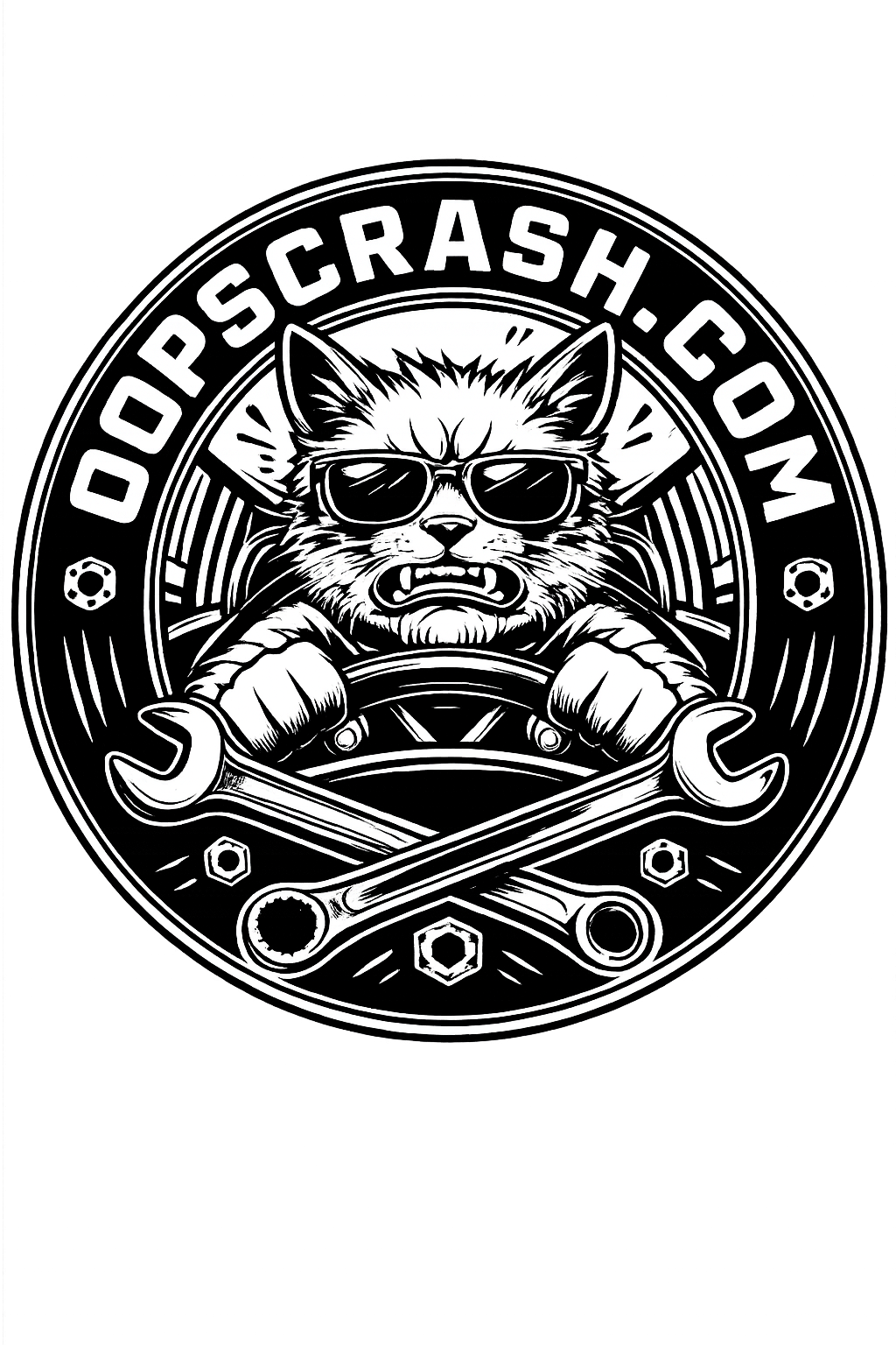 Кот за рулем